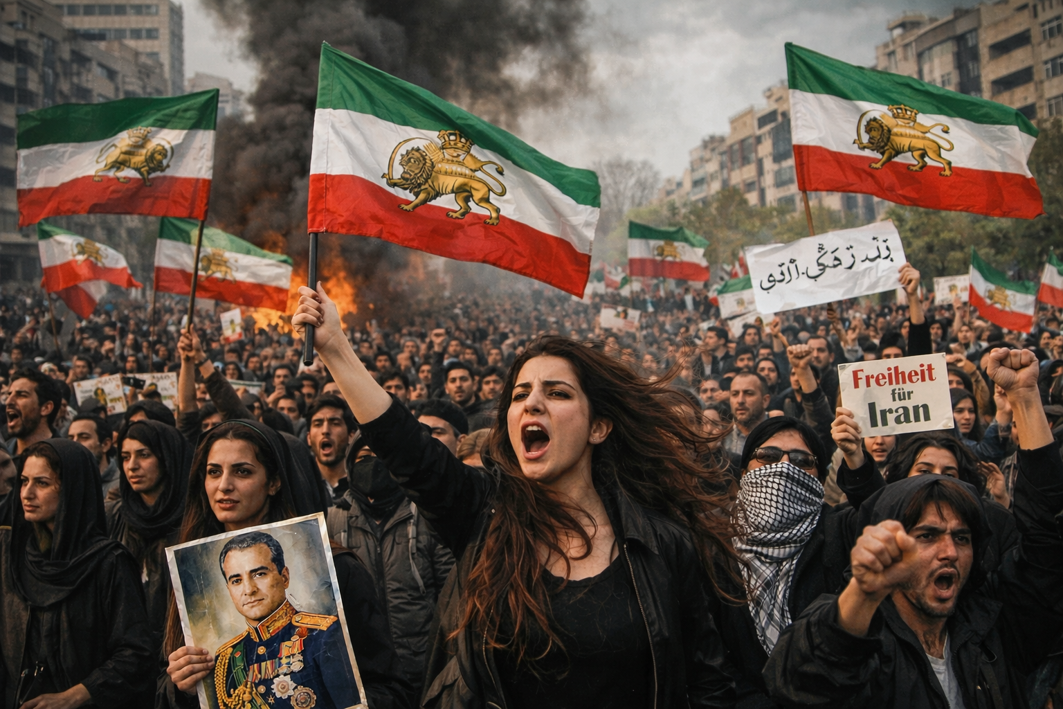 Persien, Iran, Demonstration,